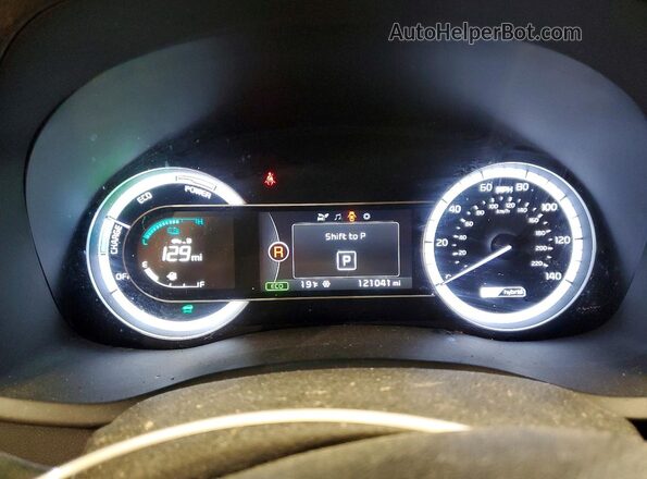 KNDCB3LC4H5053913 2017 KIA NIRO Gray Vista del cuadro de instrumentos