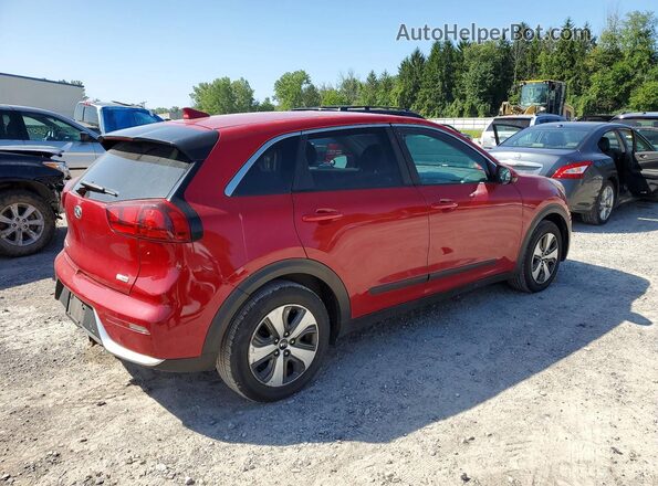 KNDCB3LC4H5064684 2017 KIA NIRO Red უკანა მარჯვენა