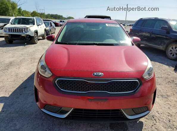 KNDCB3LC4H5064684 2017 KIA NIRO Red წინა ხედი