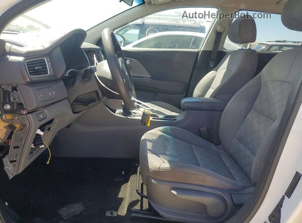 KNDCB3LC4J5210846 2018 KIA NIRO White Սալոնի դիմացի տեսք