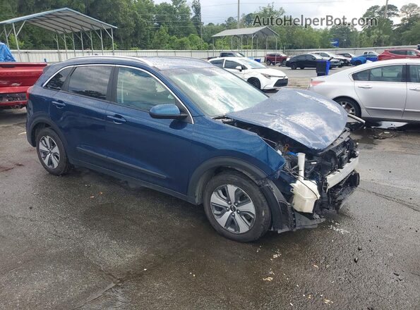 KNDCB3LC4J5211141 2018 KIA NIRO Blue Передня права чверть