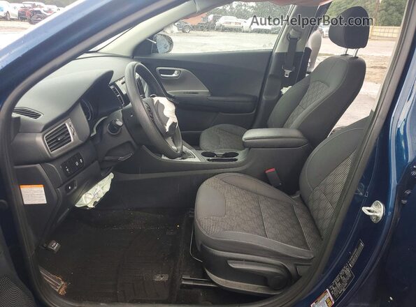 KNDCB3LC4J5211141 2018 KIA NIRO Blue Вид салону спереду