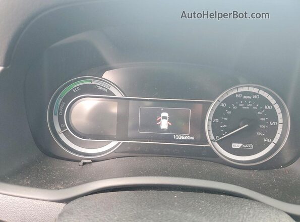 KNDCB3LC4J5211141 2018 KIA NIRO Blue Вид щитка приладів