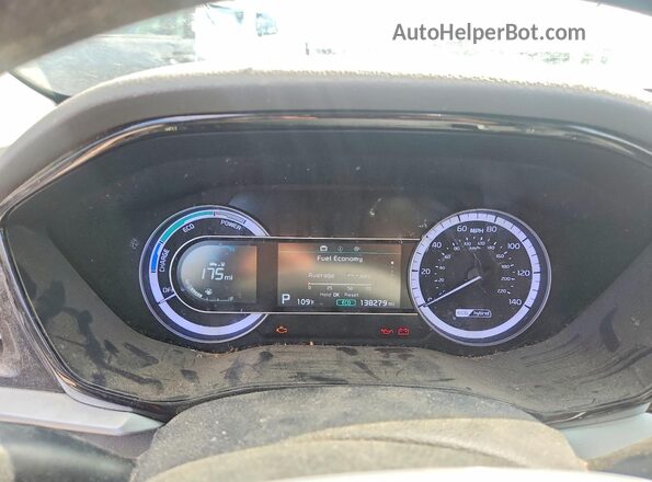 KNDCB3LC4L5438834 2020 KIA NIRO Blue Instrument cluster view