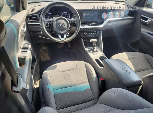 KNDCB3LC4L5438834 2020 KIA NIRO Blue Dashboard view