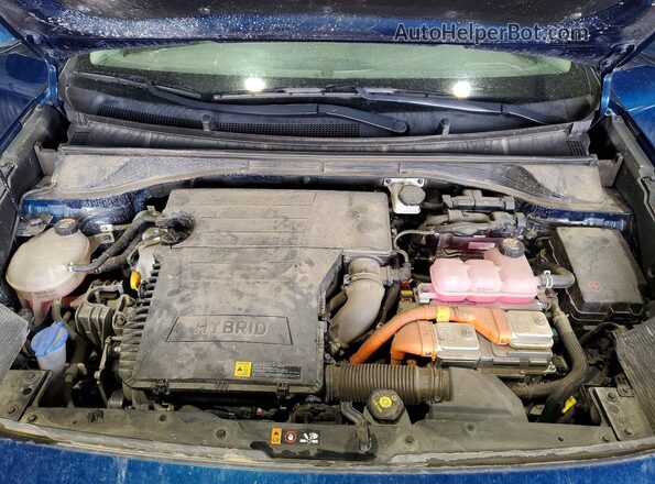 KNDCB3LC4L5438834 2020 KIA NIRO Blue Rear interior view