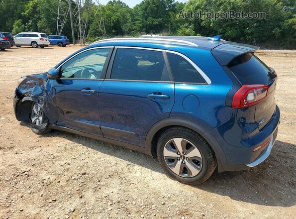 KNDCB3LC5H5040409 2017 KIA NIRO Blue Trasero izquierdo