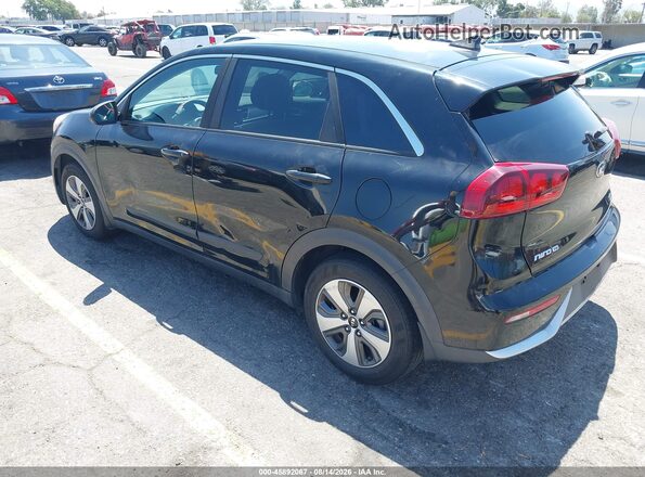 KNDCB3LC5J5128530 2018 KIA NIRO Black Задня ліва чверть