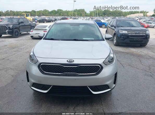 KNDCB3LC5J5147482 2018 KIA NIRO Silver Սարքավորումների վահանակի տեսք