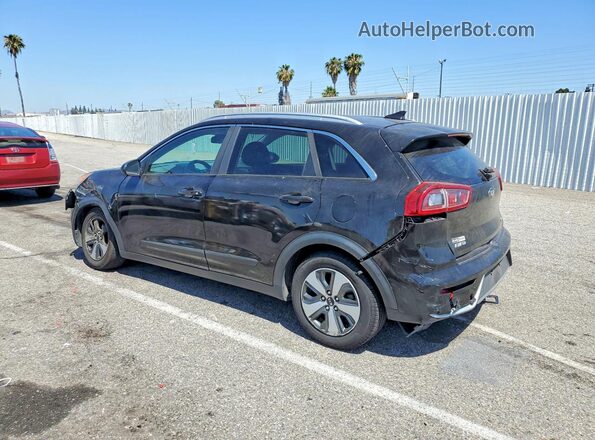 KNDCB3LC6H5045229 2017 KIA NIRO Черный Задняя левая четверть