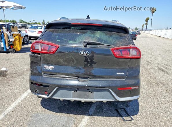 KNDCB3LC6H5045229 2017 KIA NIRO Черный Вид сзади
