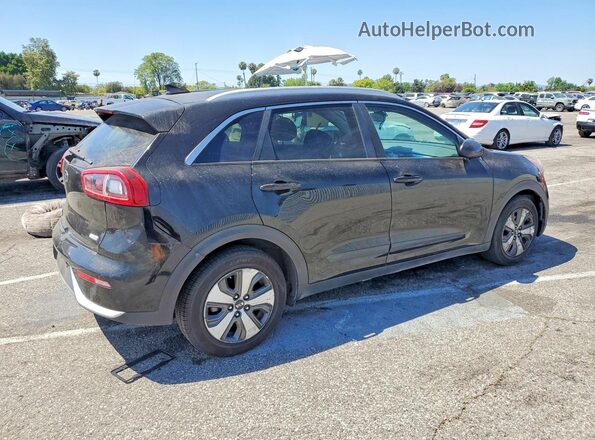 KNDCB3LC6H5045229 2017 KIA NIRO Черный Задняя правая четверть