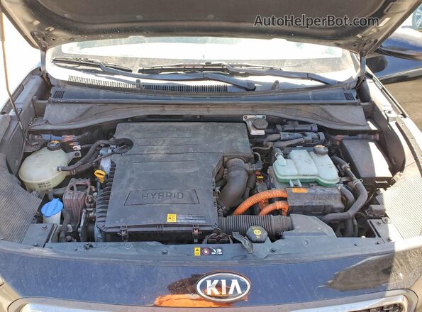 KNDCB3LC6H5045229 2017 KIA NIRO Черный Вид задней части салона