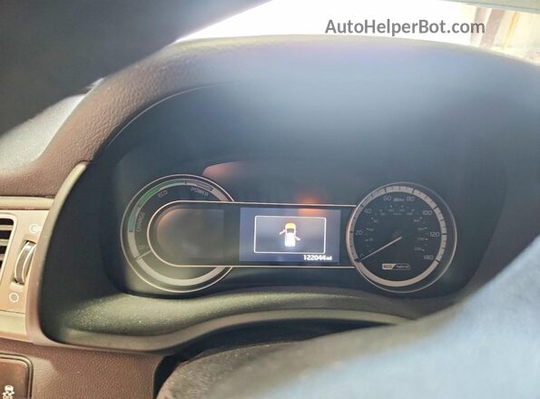 KNDCB3LC6H5064573 2017 KIA NIRO Gray Вид щитка приладів
