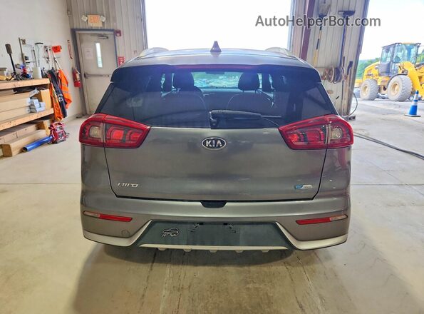 KNDCB3LC6H5064573 2017 KIA NIRO Gray Вид ззаду