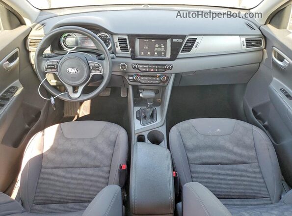 KNDCB3LC6H5090011 2017 KIA NIRO Синий Вид панели приборов