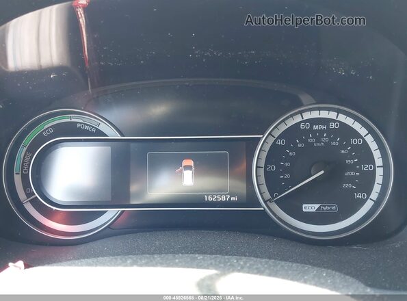 KNDCB3LC6H5091837 2017 KIA NIRO Синий Вид задних сидений