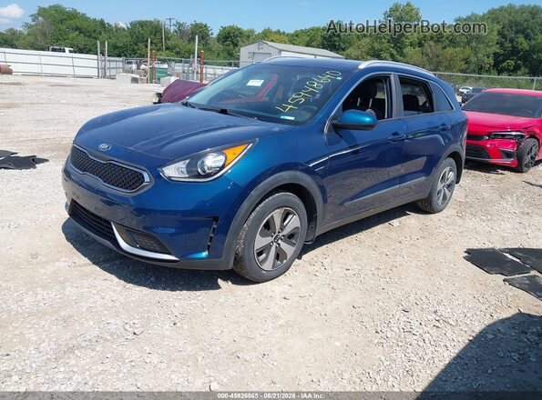 KNDCB3LC6H5091837 2017 KIA NIRO Синий Передняя левая четверть