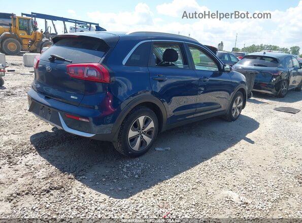 KNDCB3LC6H5091837 2017 KIA NIRO Синий Задняя правая четверть