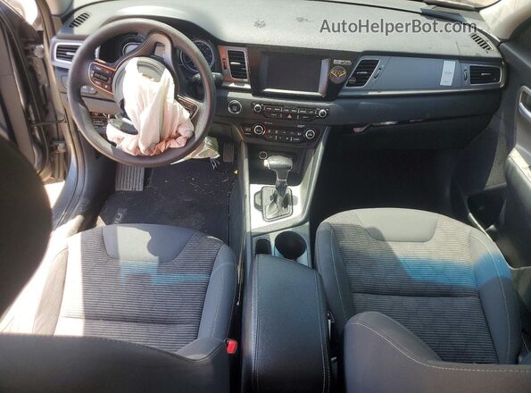 KNDCB3LC6J5202151 2018 KIA NIRO Gray წინა პანელის ხედი