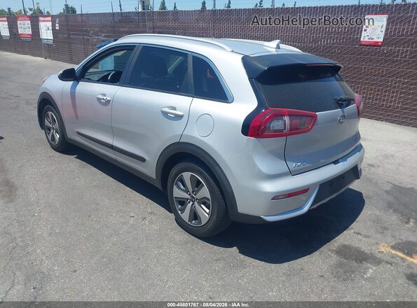 KNDCB3LC6K5267003 2019 KIA NIRO Silver უკანა მარცხენა