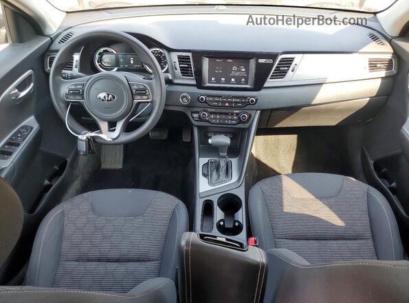 KNDCB3LC7H5083035 2017 KIA NIRO Gray Առջևի վահանակի տեսք