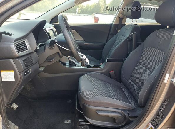 KNDCB3LC7H5083035 2017 KIA NIRO Gray Սալոնի դիմացի տեսք