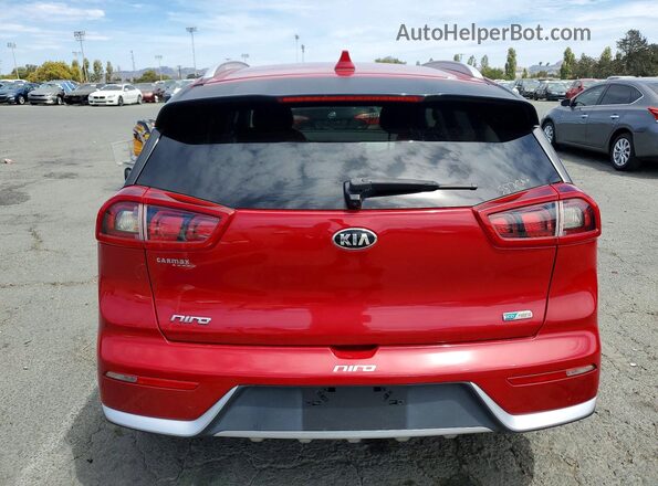KNDCB3LC7H5101257 2017 KIA NIRO Red Vista trasera