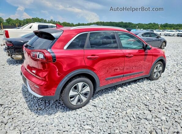 KNDCB3LC7J5157933 2018 KIA NIRO Красный Задняя правая четверть