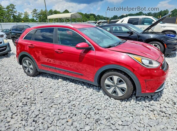 KNDCB3LC7J5157933 2018 KIA NIRO Красный Передняя правая четверть