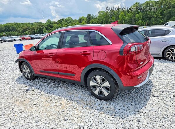 KNDCB3LC7J5157933 2018 KIA NIRO Красный Задняя левая четверть