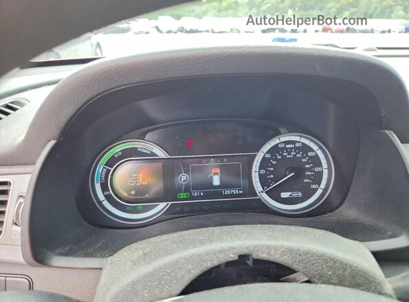 KNDCB3LC7J5157933 2018 KIA NIRO Красный Вид щитка приборов