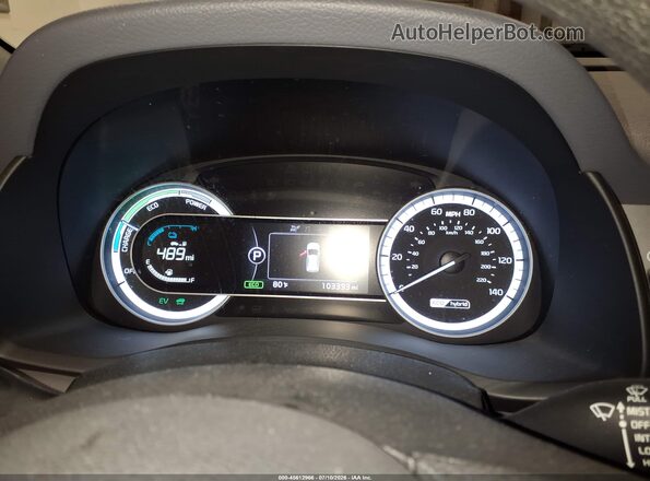 KNDCB3LC7J5158256 2018 KIA NIRO White Vista de los asientos traseros