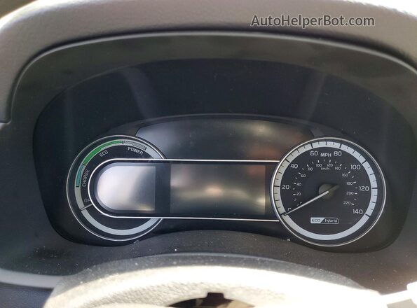 KNDCB3LC7K5246127 2019 KIA NIRO White Widok zestawu wskaźników