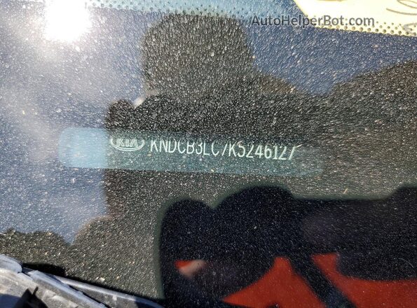KNDCB3LC7K5246127 2019 KIA NIRO White Widok naklejki z numerem VIN