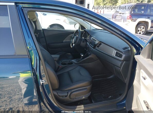 KNDCB3LC7K5346681 2019 KIA NIRO Blue Widok wnętrza z przodu