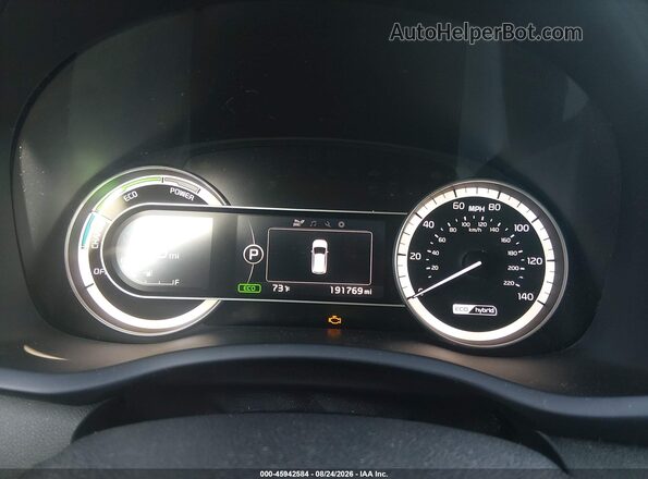 KNDCB3LC7K5346681 2019 KIA NIRO Blue Widok tylnych siedzeń
