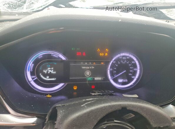 KNDCB3LC7L5438150 2020 KIA NIRO Black ხელსაწყოთა პანელის ხედი