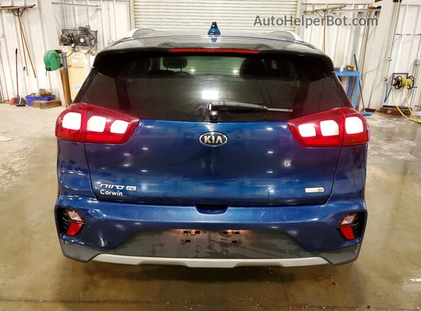 KNDCB3LC7M5464264 2021 KIA NIRO Blue Rear view