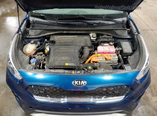 KNDCB3LC7M5464264 2021 KIA NIRO Blue Rear interior view
