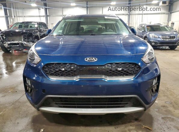 KNDCB3LC7M5464264 2021 KIA NIRO Blue Front view