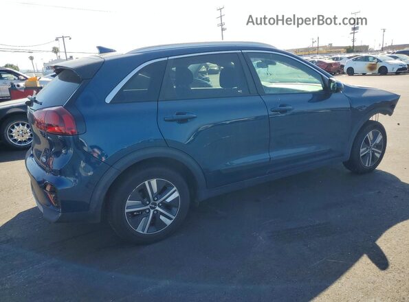 KNDCB3LC7N5548568 2022 KIA NIRO Blue უკანა მარჯვენა