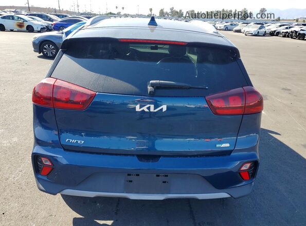 KNDCB3LC7N5548568 2022 KIA NIRO Blue უკანა ხედი