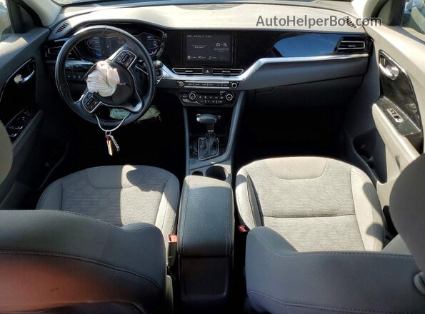 KNDCB3LC7N5548568 2022 KIA NIRO Blue წინა პანელის ხედი