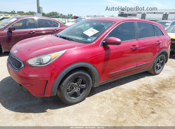 KNDCB3LC8J5123550 2018 KIA NIRO Красный Передняя левая четверть