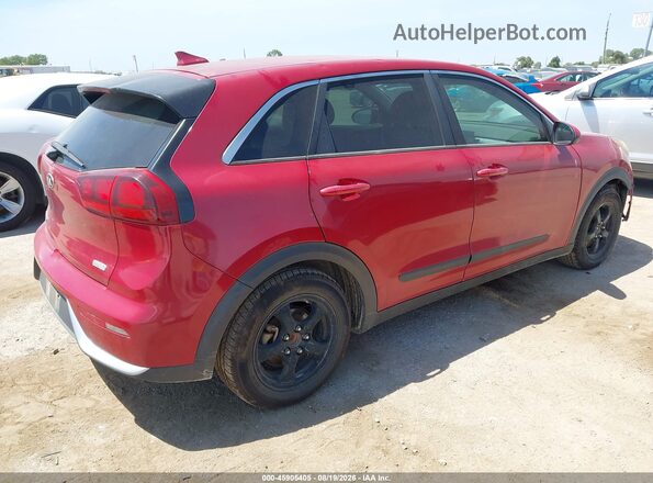 KNDCB3LC8J5123550 2018 KIA NIRO Красный Задняя правая четверть