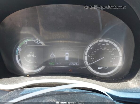 KNDCB3LC8J5123550 2018 KIA NIRO Красный Вид задних сидений