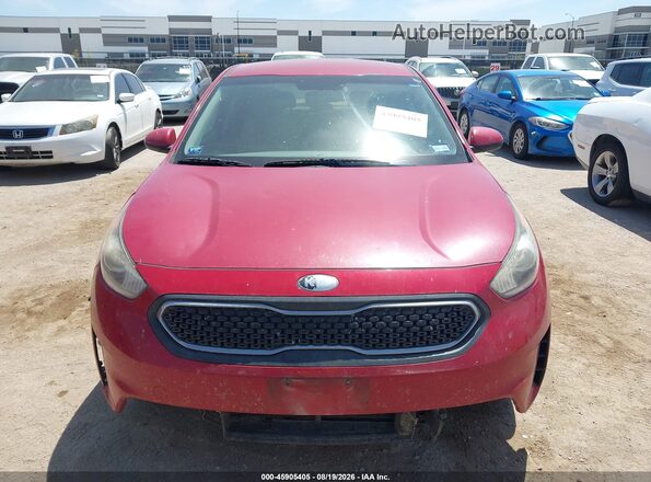 KNDCB3LC8J5123550 2018 KIA NIRO Красный Вид щитка приборов