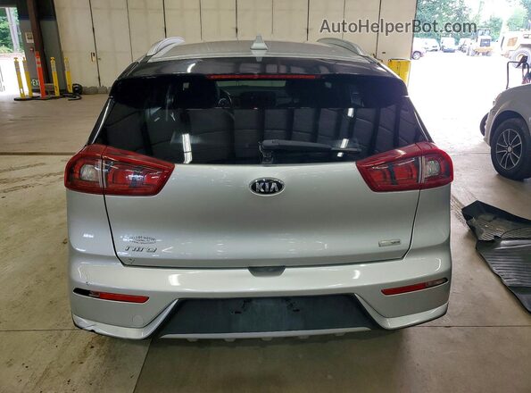 KNDCB3LC8J5200580 2018 KIA NIRO Silver Widok z tyłu