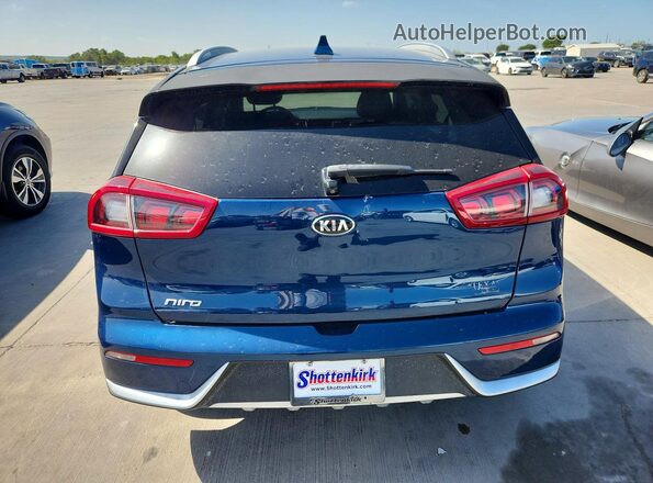 KNDCB3LC8J5200739 2018 KIA NIRO Blue Rear view